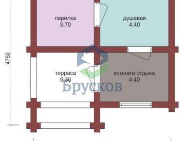 план баня