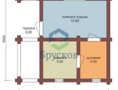 планировка бани фото